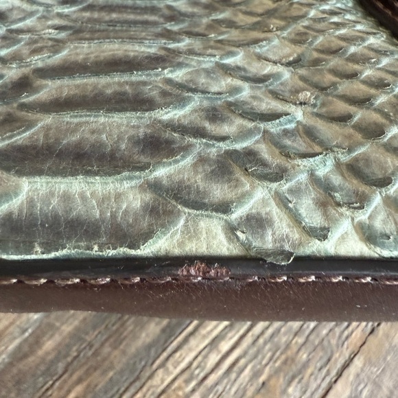 Vintage Coach Rare Sage Chelsea Python Shoulder Bag One Of A Kind|Vintage Coach - Picture 9 of 16